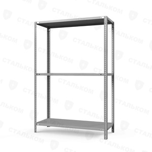 Стеллаж MS Standart 1600х1000х400, 3 полки